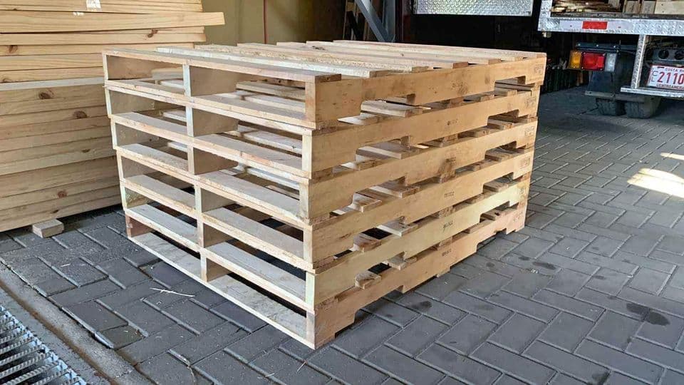 1000 x 1200 New 2-Way Stringer Pallets - Lewiston ME 04240