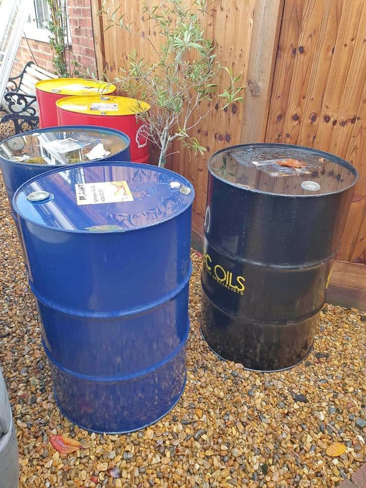 Used 55 Gallon Rinsed Metal Drums - Culver City CA 90230