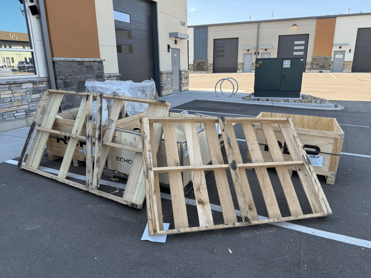 Used Wood Crates