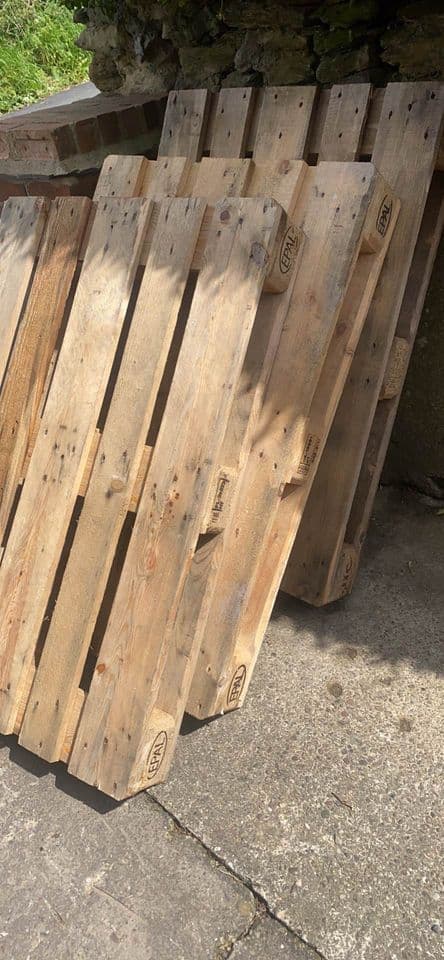 1000 x 1200 Used 4-Way Block Euro Pallets - Kenner LA 70065