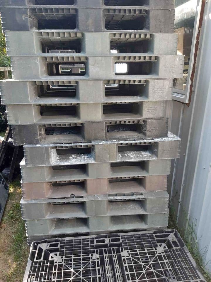 Used 43" x 43" Plastic Pallets - Auburn ME 04210