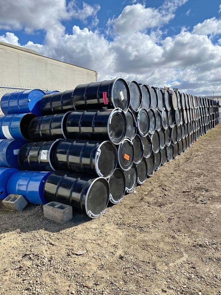 55 Gallon Rinsed Used Metal Drums - Billings MT 59101