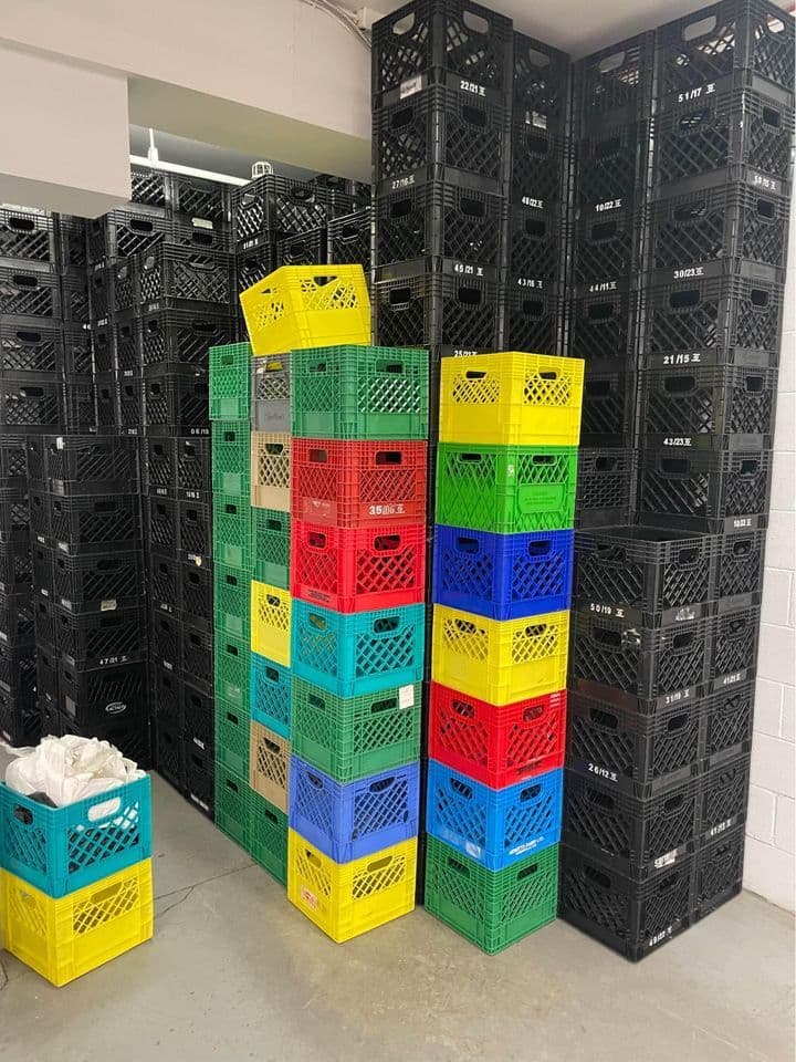 12"x12" Used Milk Crates - Omaha NE 68107