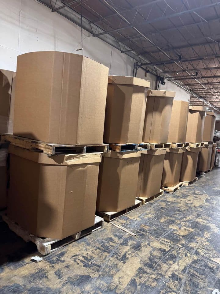 4 x 4 Used 5 Wall Octabins With Slip Sheets - Chicago IL 60622