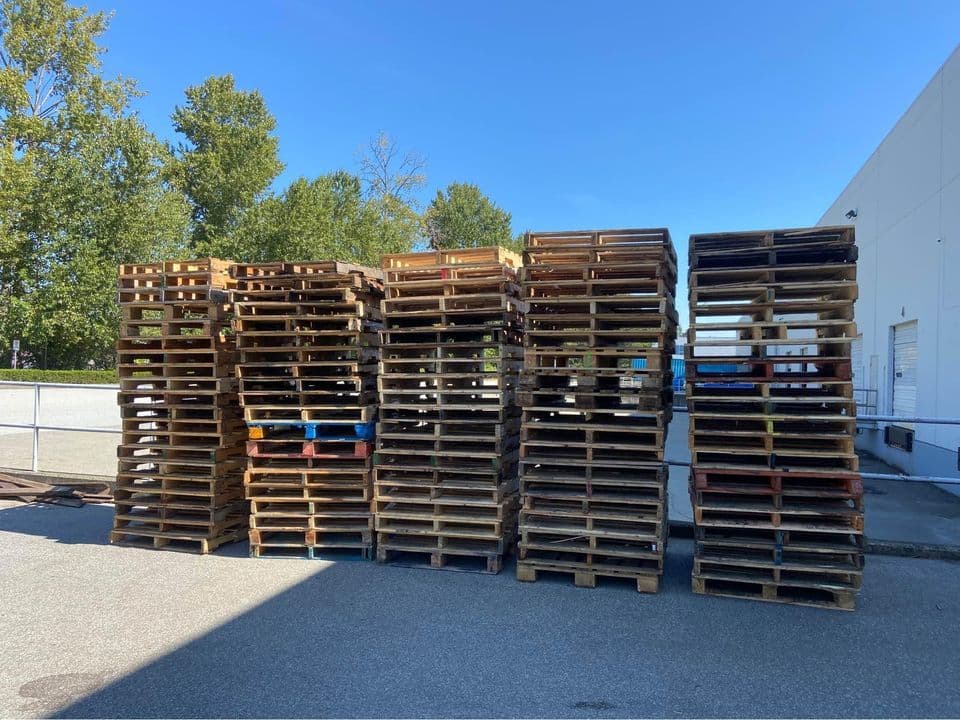 1000 x 1200 Used Stringer Euro Pallets - Butte MT 59701
