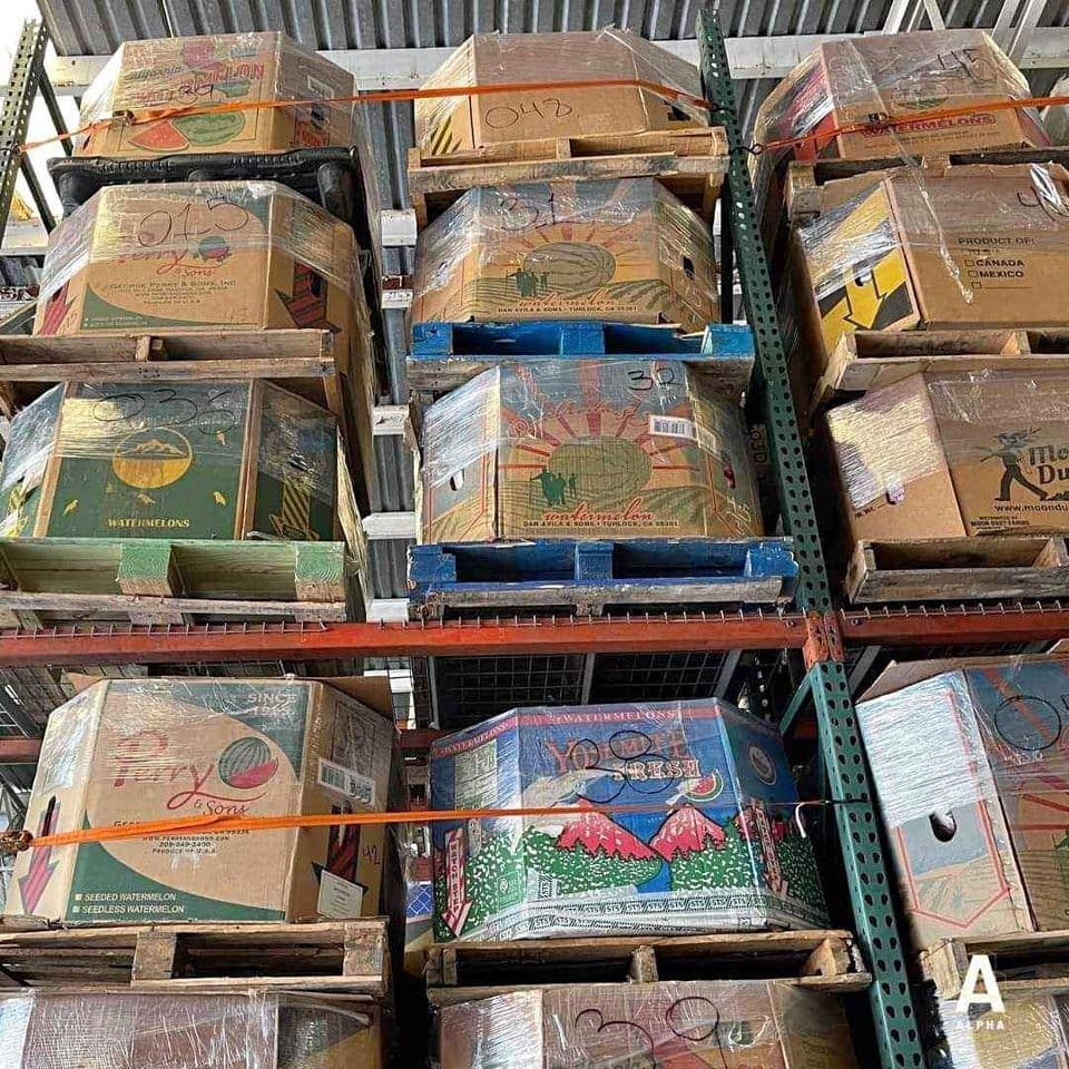 3 Wall Used Watermelon Produce Boxes - Cumming GA 30040