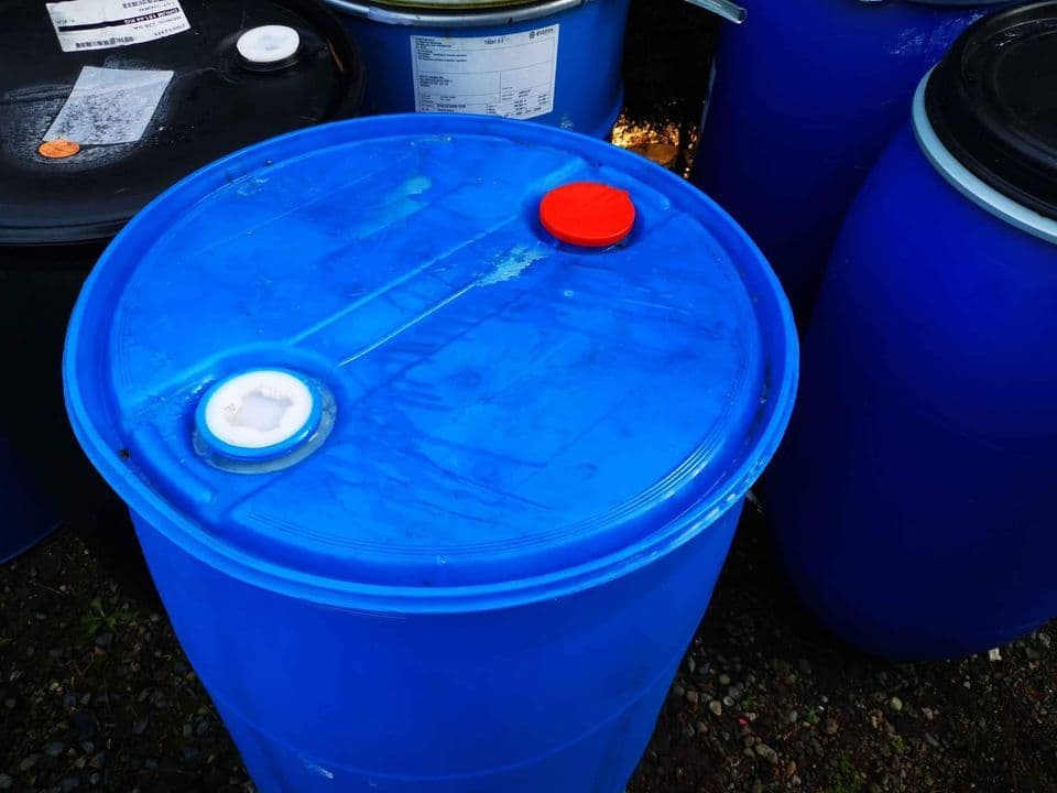 55 Used Gallon Plastic Drums - Lawrence KS 66046