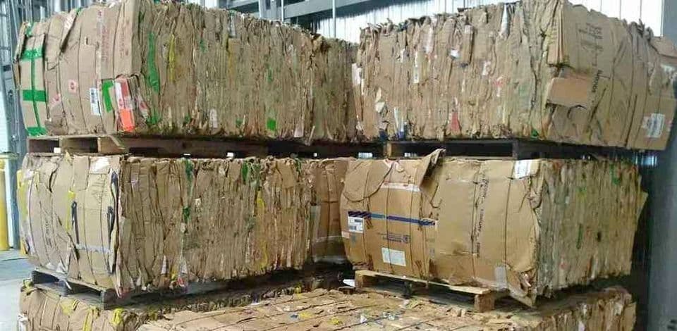Used Baled Cardboard Boxes - Wilbraham MA 01095