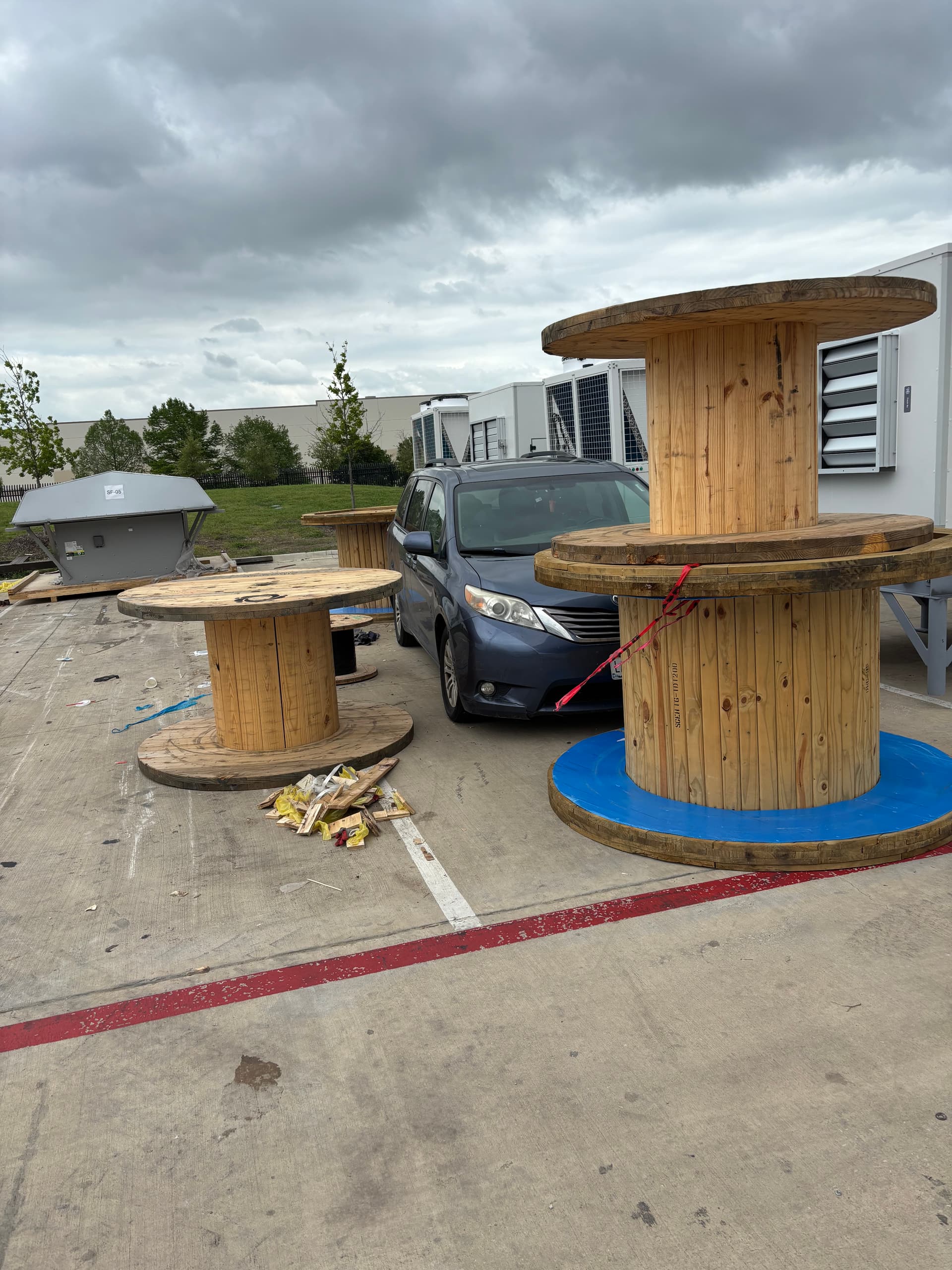 Used 48x48x30 Wooden Spools - Mesquite, TX 75149