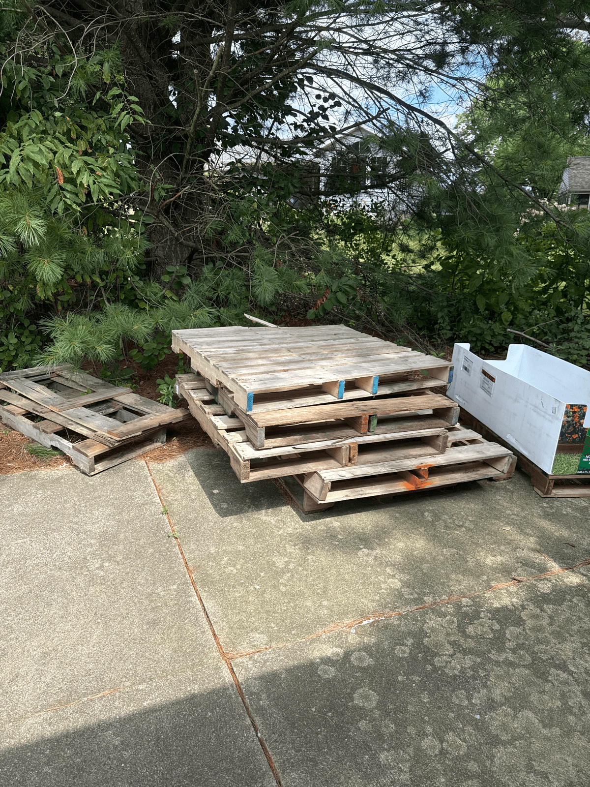 Grade B 48x48x6 2 Way Block Recycled/Combo Pallets - Canton, OH 44718
