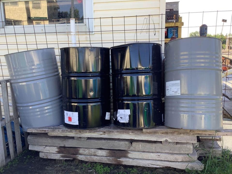 Used Rinsed 55 Gallon Metal Drums - Horn Lake MS 38637