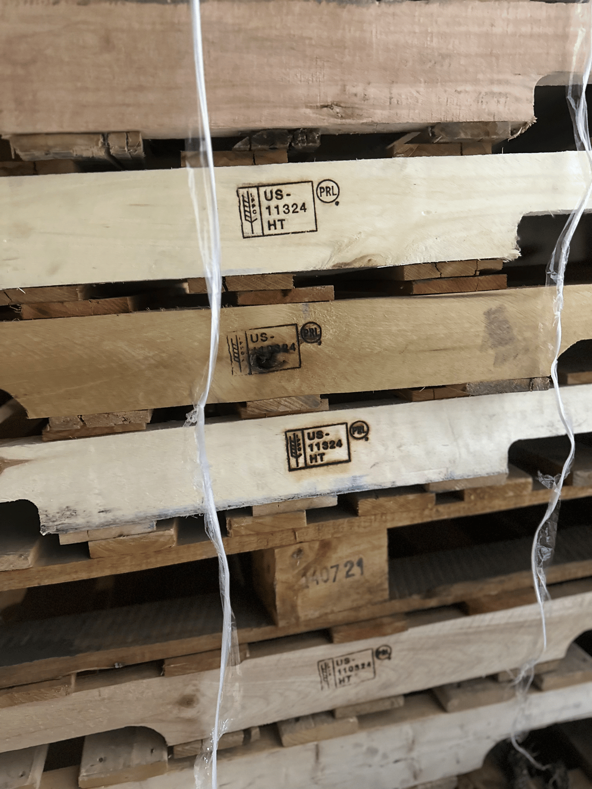 Grade B 48x40x6 2 Way Heat Treated (HT) Wood Pallets - LANHAM, MD 20706