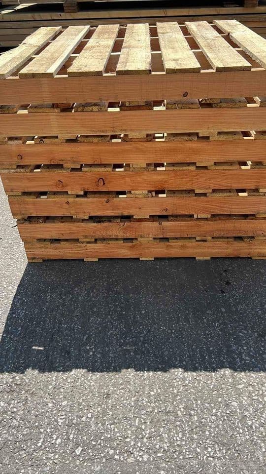 45 x 45 Used 2-Way Block Pallets - Saint Louis MO 63125