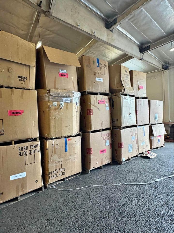 Used HPT-41 48x40x40 4 Wall Corrugated Boxes - Sacramento CA 95823