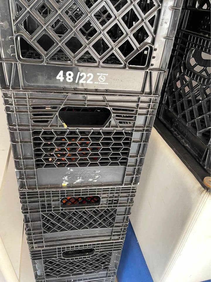 Used Plastic Milk Crates - Portsmouth NH 03802