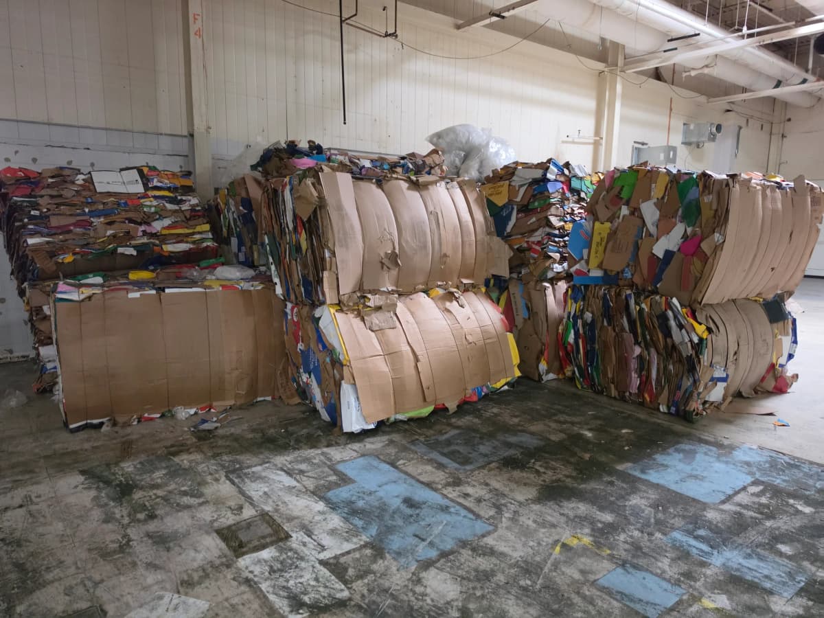 Mixed Paper 7x4x4 Cardboard Bales