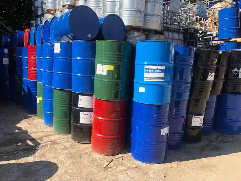 Used Rinsed 55 Gallon Metal Drums - Kaysville UT 84037