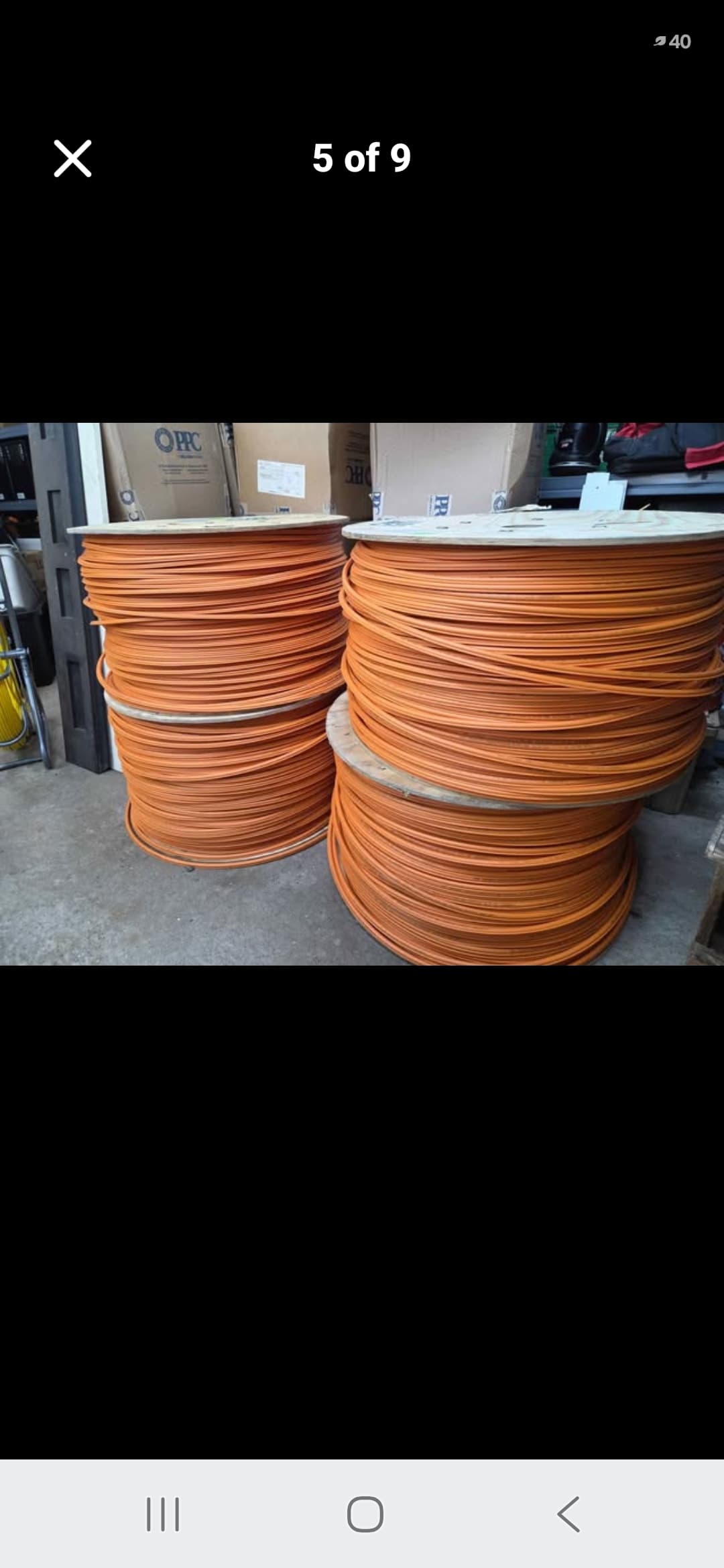 New 30x30x24 Wooden Spools