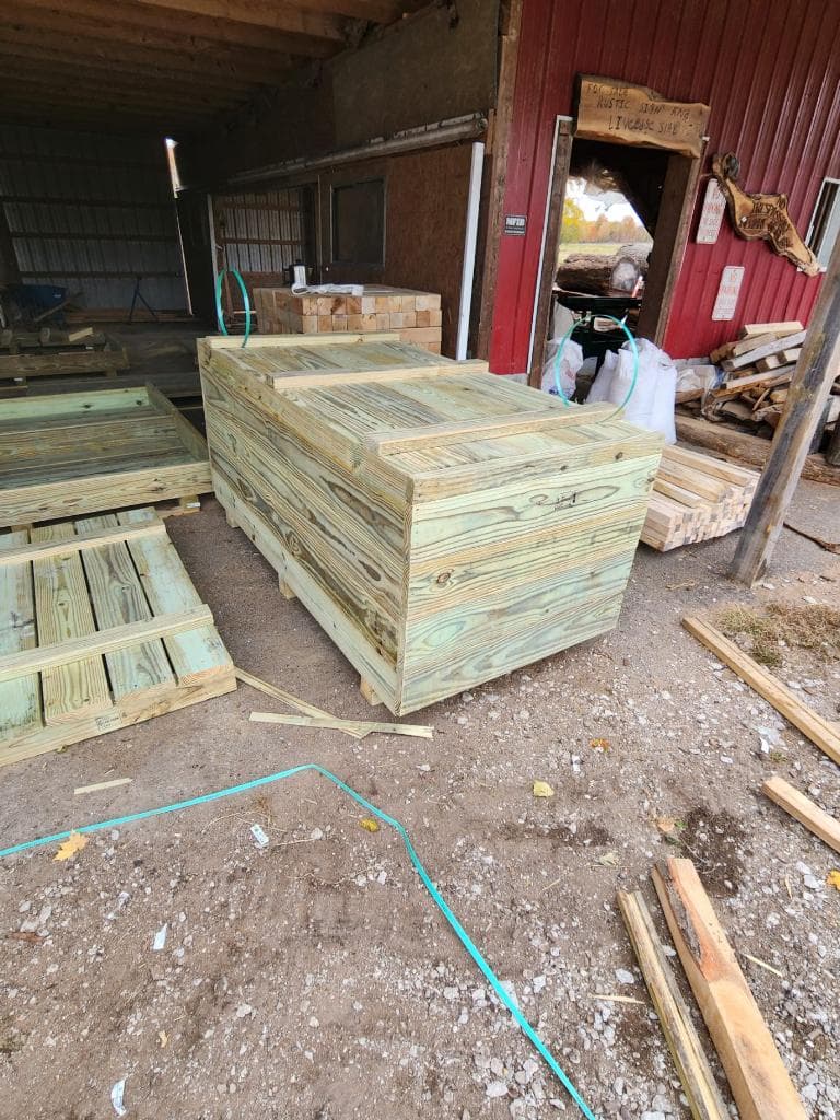 Export Grade 48x40x40 Wood Crates - Wakeman, OH 44889