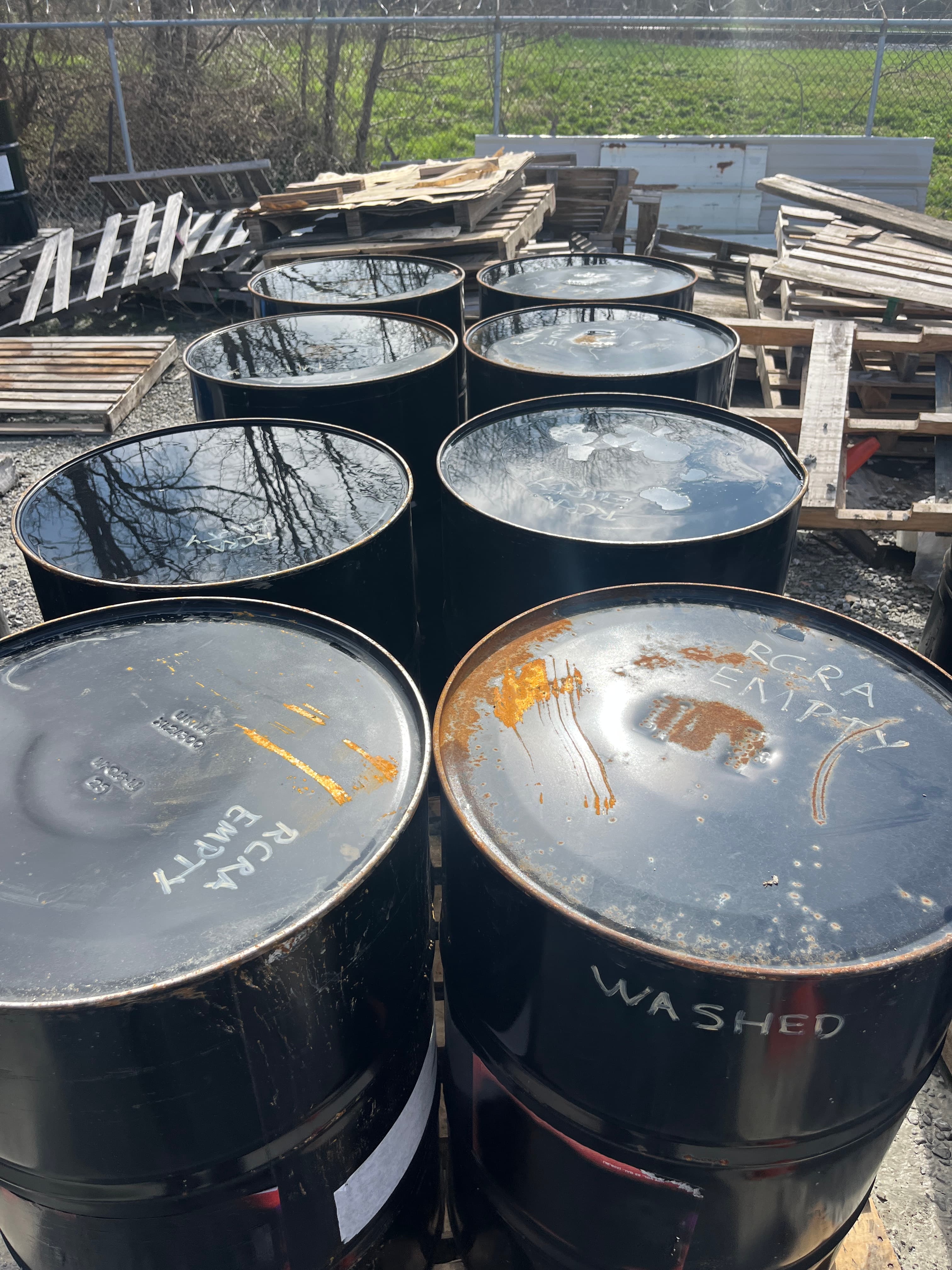 Damaged 24x24x35 Metal Drums - Louisville, KY 40216 - Image 4