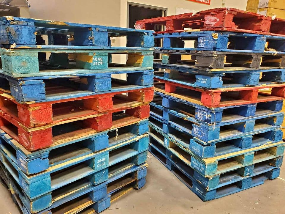 48 x 40 Used 4-Way Block Standard Pallets - Toledo OH 43613