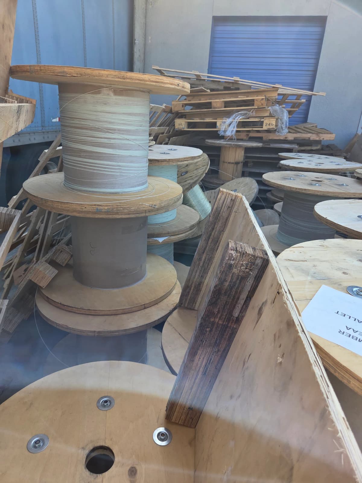 Used 48x48x30 Wooden Spools