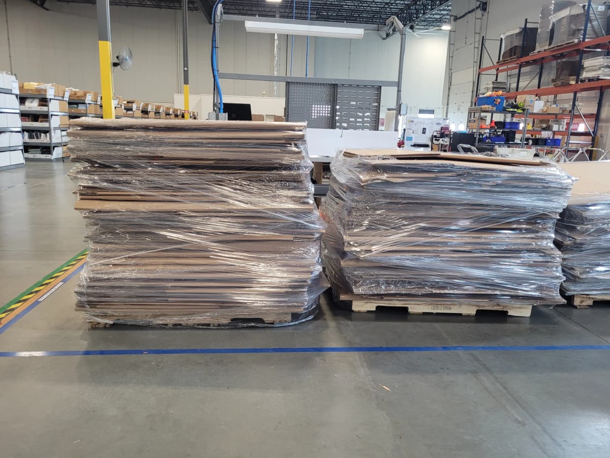 Damaged Gaylord Boxes