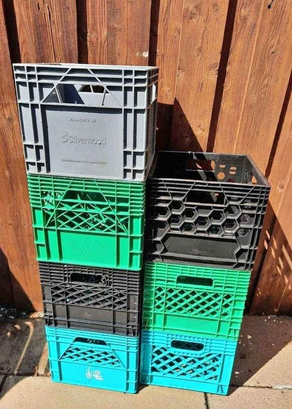 Plastic Milk Crates for Sale - Cheyenne WY 82009