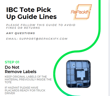 IBC Tote Pick-Up Guidelines: How to Ensure a Smooth and Hassle-Free Process
