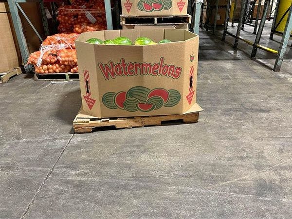 Used 48 x 40 x 24 Watermelon Produce Boxes - North Brunswick NJ 08902